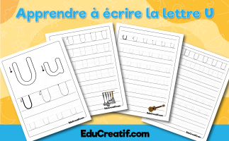 Apprendre à écrire la lettre U